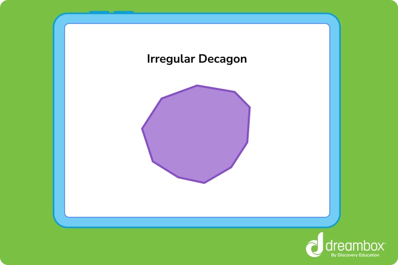 irregular decagon