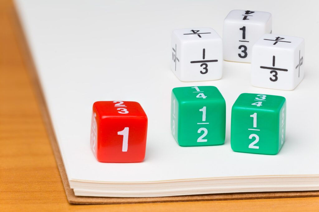 fraction dice