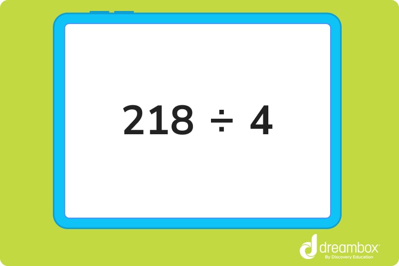 long division example
